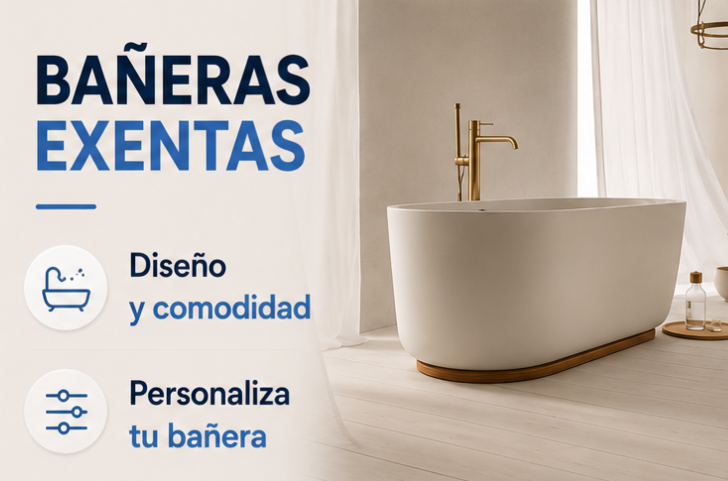 Compra Bañeras exentas online