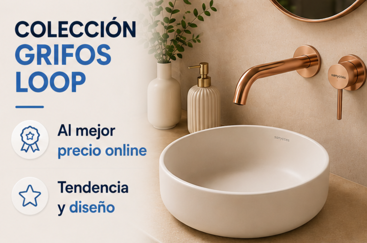 Comprar grifos LOOP Sanycces al mejor precio
